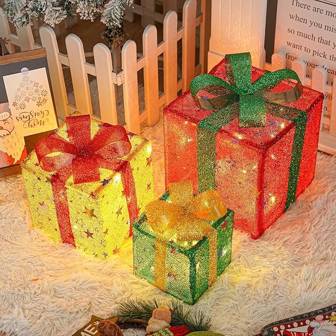 Cajas de Regalo Iluminadas